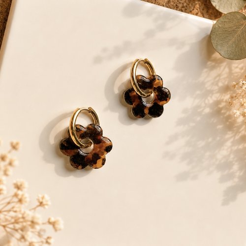 Boucles d’oreilles «iris », édition automne 2026