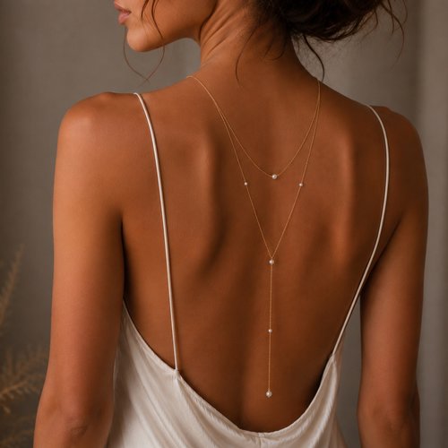 Collier de dos - cérémonie , mariage