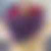 Echarpe chaude cherry noire