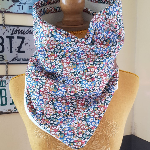 Echarpe chaude léopard multicolore