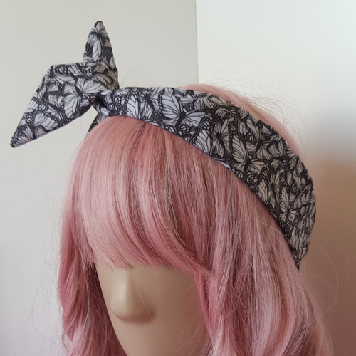 Bandeau cheveux papillons