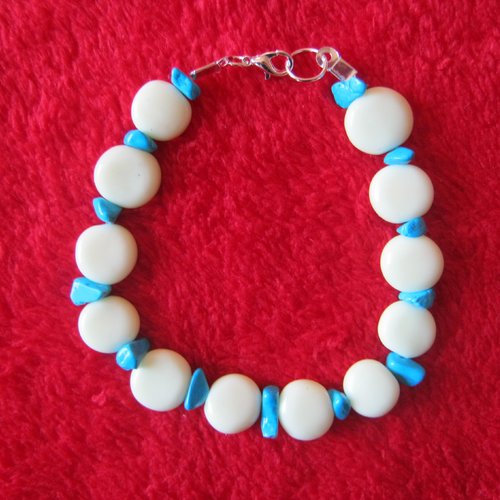 Bracelet perles phosphorescentes