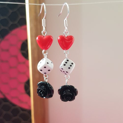 Boucles d'oreilles chic'n rock