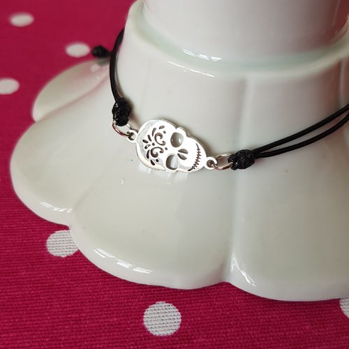 Bracelet crâne mexicain