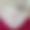 Duo d'hirondelles blanches et rouge