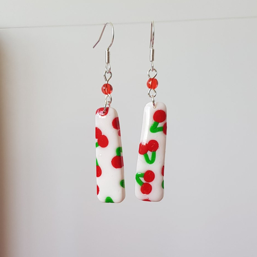Boucles cerises longues