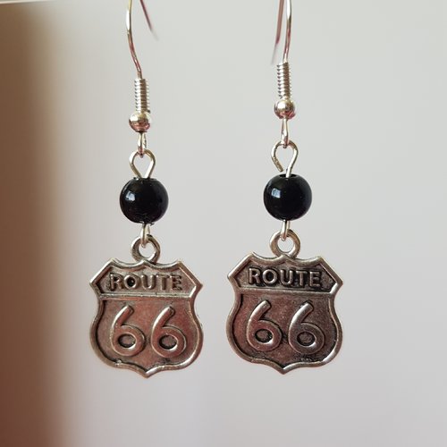 Boucles route 66 noire