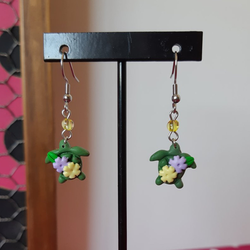 Petites tortues fleuries
