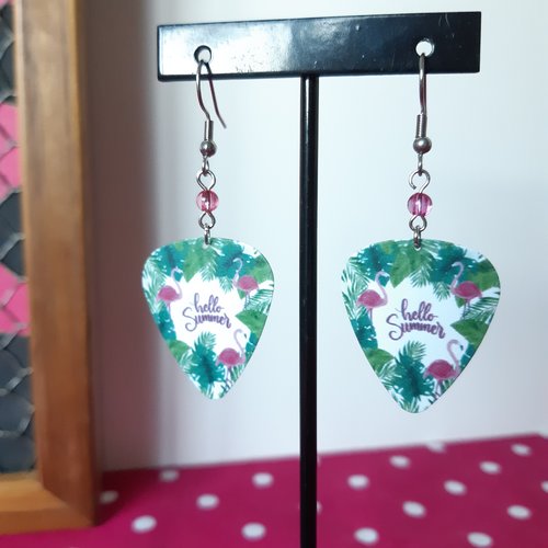 Boucles d'oreilles médiators summer