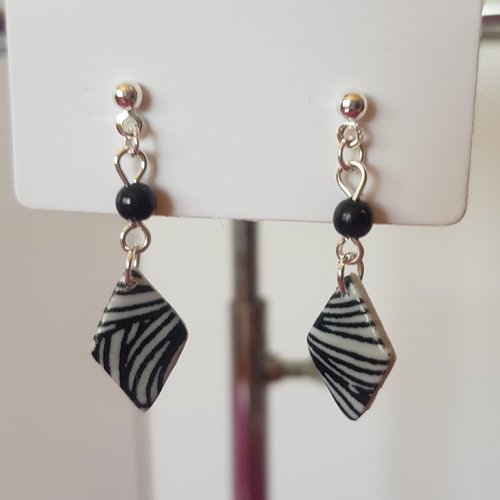 Boucles losange de pétales