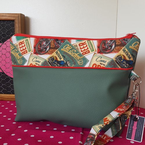 Sac pochette rétro