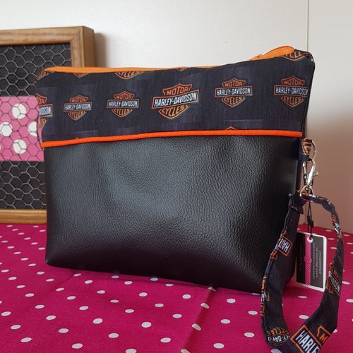 Sac pochette harley