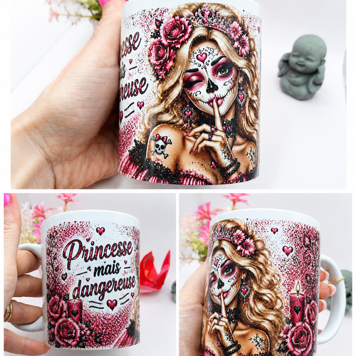 Mug "princesse mais dangeureuse"