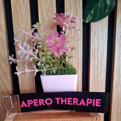 Porte clef "apero therapie"