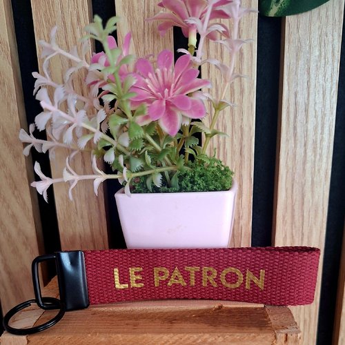Porte clef "le patron"