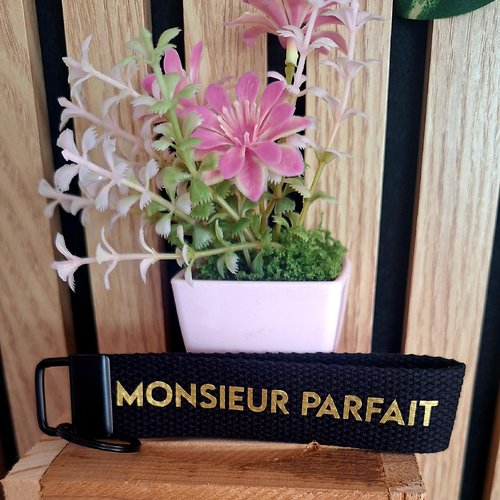 Porte clef "monsieur parfait"
