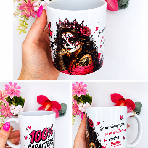 Mug "100% caractère"
