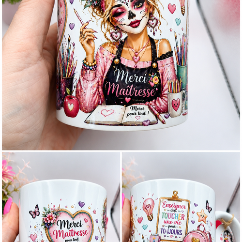 Mug "merci maîtresse blonde"