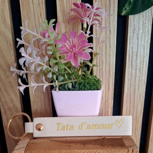 Porte clef " tata d'amour "