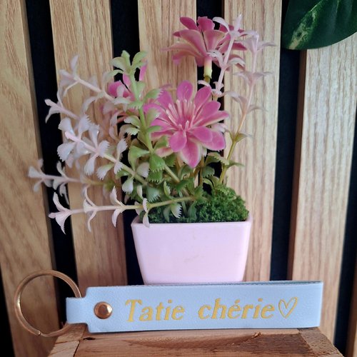 Porte clef "tatie chérie"