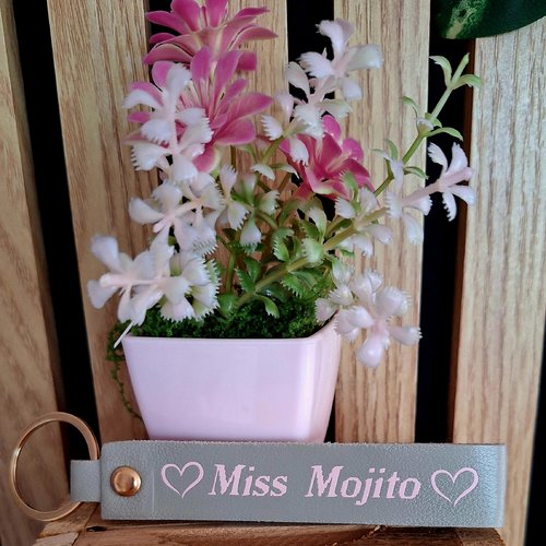 Porte clef "miss mojito"