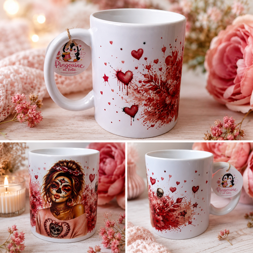 Mug catrina – création artisanale unique