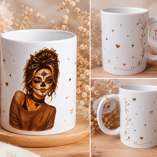 Mug catrina – création artisanale unique