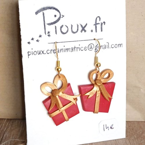 Cadeaux de noël  - boucles d'oreilles