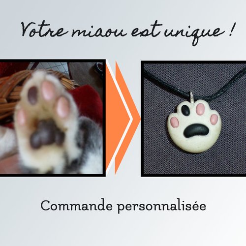 Pattes de chat personnalisées