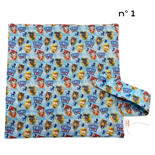 Serviette de table, serviette de cantine avec rond intégré pour enfant