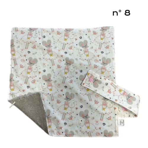 Serviette de table, serviette de cantine avec rond intégré pour enfant