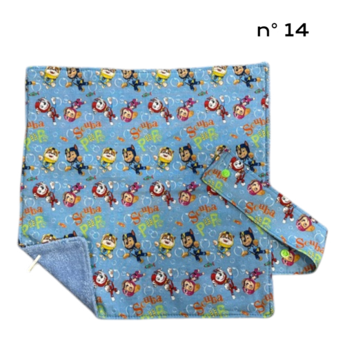 Serviette de table, serviette de cantine avec rond intégré pour enfant