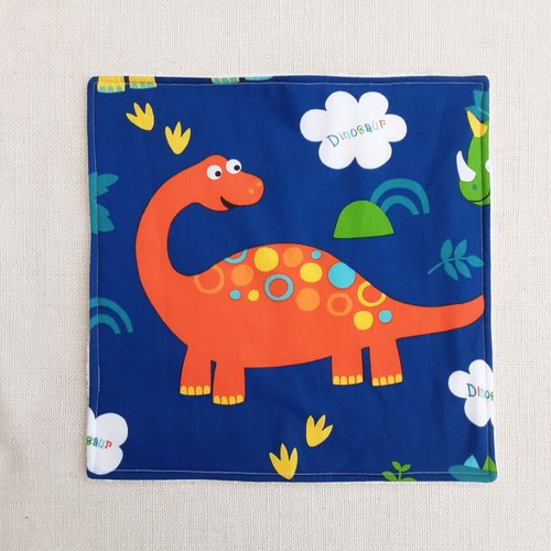 Serviette de table enfant - serviette de cantine dinosaure