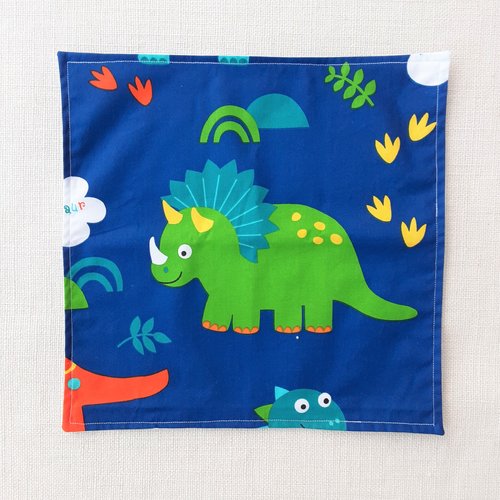 Serviette de table enfant - serviette de cantine triceratops