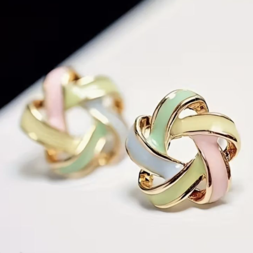 Créoles élégantes plaquées or 14 carats