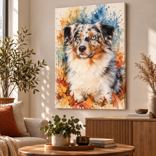 Portrait animal de compagnie personnalisé – aquarelle numérique d'après photo