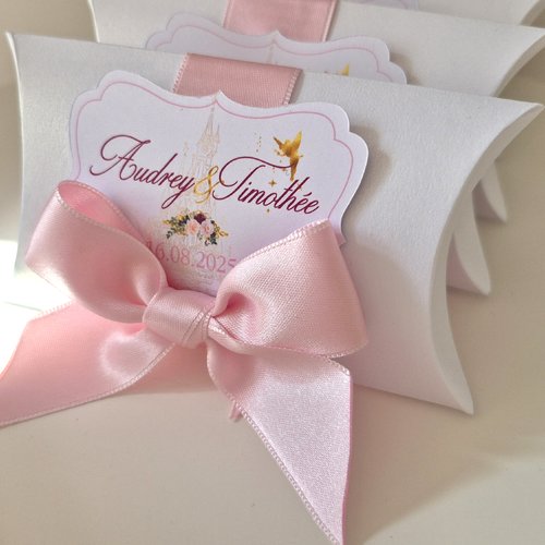 Boîte à dragée - conte de fée - mariage / baptême / anniversaire
