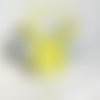 Range câble cuir cabl'in jaune citron