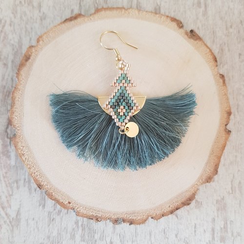 Boucles d'oreilles pompons