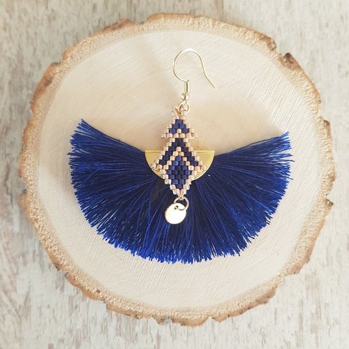 Boucles d'oreilles pompons