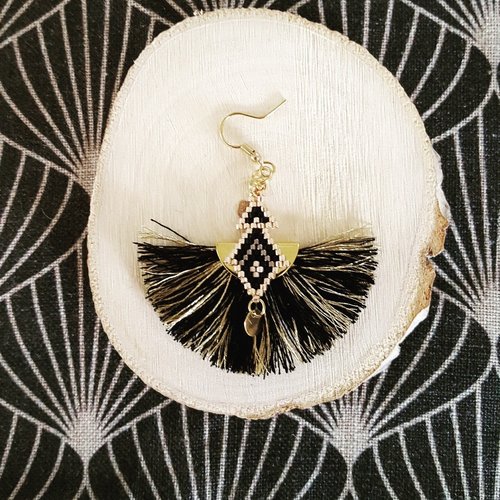 Boucles d'oreilles à pompons