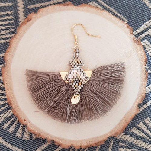 Boucles d'oreilles à pompons