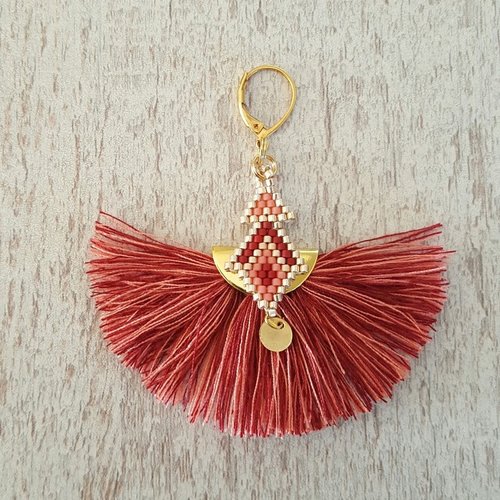 Boucles d'oreilles à pompons