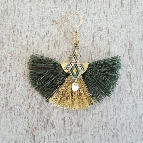 Boucles d'oreilles à pompons
