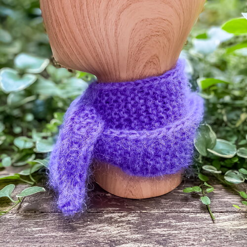 Mini-écharpe adèle en mohair