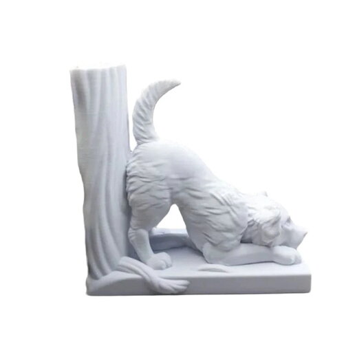Serre-livre en forme de chien