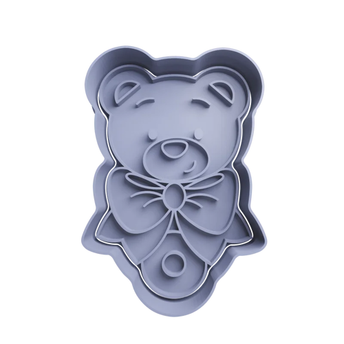 Emporte-pièce en forme de hochet ours