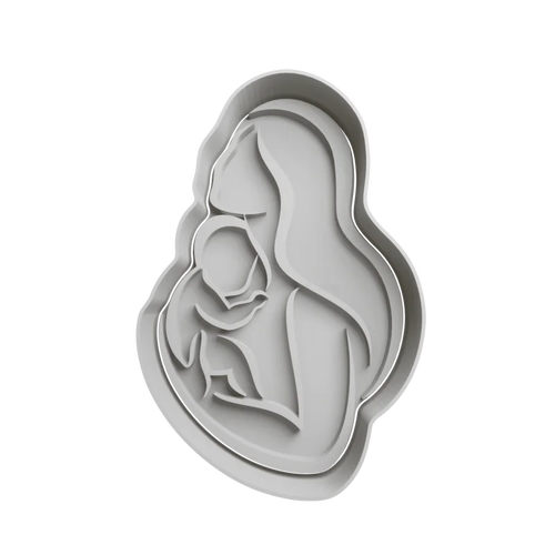 Emporte-pièce mère avec bébé