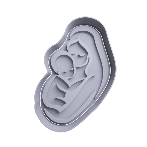 Emporte-pièce mère avec bébé