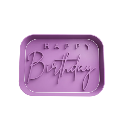 Emporte-pièce joyeux anniversaire